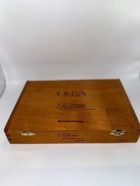Oliva Connecticut Reserve Double Toro Empty Wooden Cigar Box